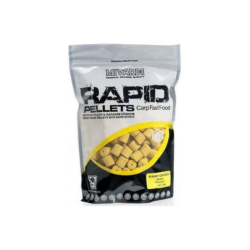 PELLET MIVARDI RAPID 1kg 16mm EASY CATCH ANANAS PELLET MIVARDI RAPID 1kg 16mm EASY CATCH ANANAS