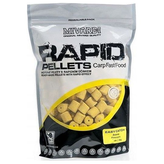 PELLET MIVARDI RAPID 1kg 16mm EASY CATCH ANANAS PELLET MIVARDI RAPID 1kg 16mm EASY CATCH ANANAS
