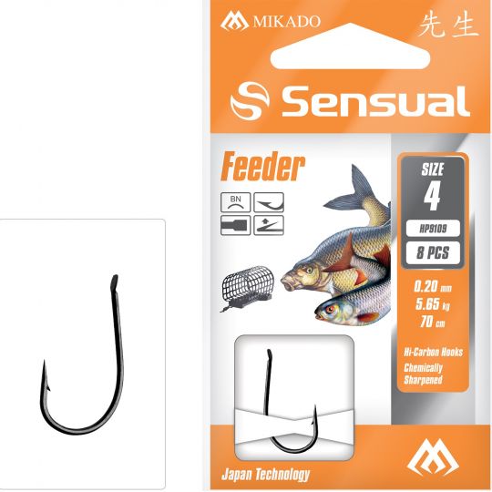 PRZYPONY WIĄZANE - SENSUAL - FEEDER 9109 nr 8 BN /