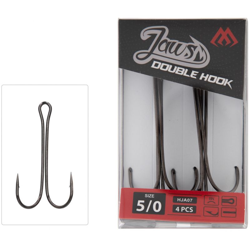 KOTWICA MIKADO JAWS DOUBLE HOOK PODWÓJNA 2/0 5szt KOTWICA MIKADO JAWS DOUBLE HOOK PODWÓJNA 2/0 5szt