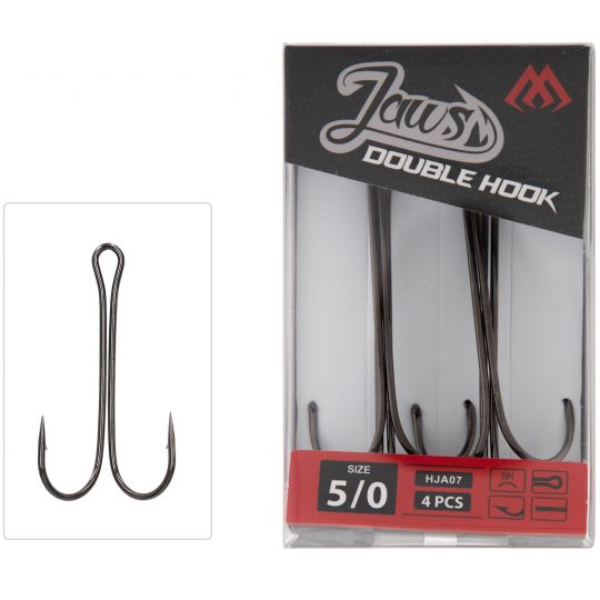 KOTWICA MIKADO JAWS DOUBLE HOOK PODWÓJNA 2/0 5szt KOTWICA MIKADO JAWS DOUBLE HOOK PODWÓJNA 2/0 5szt