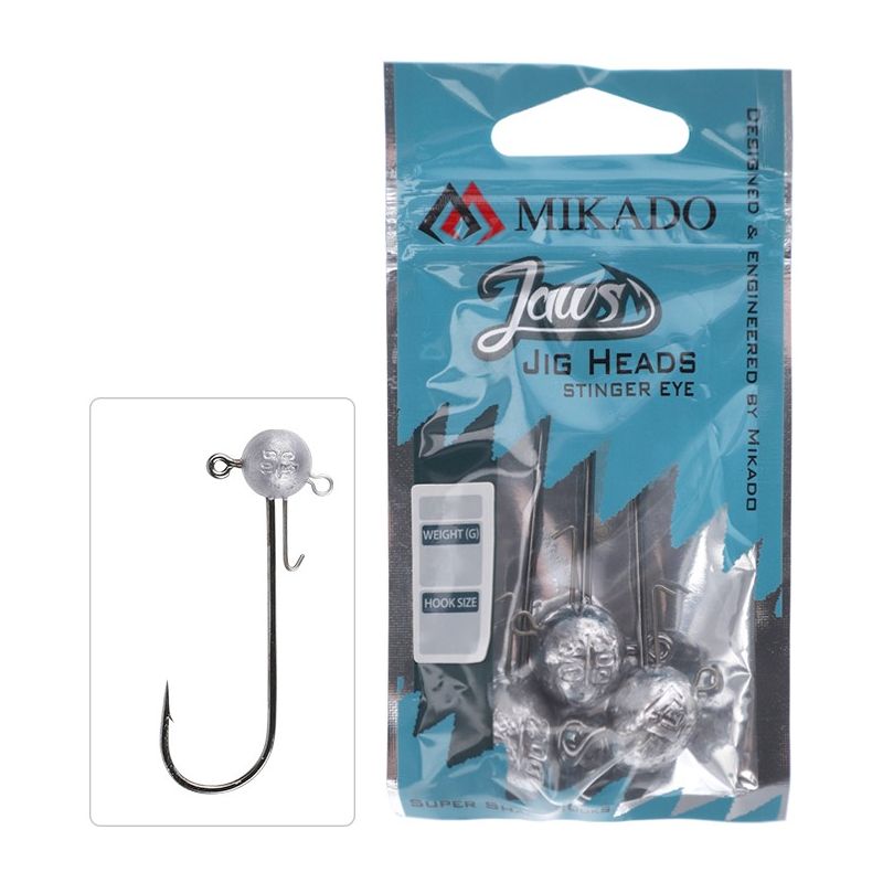 GŁÓWKA JIGOWA - JAWS STINGER EYE - 10gr-6/0 BN - o GŁÓWKA JIGOWA - JAWS STINGER EYE - 10gr-6/0 BN - o