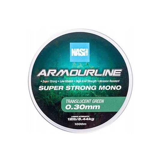 ŻYŁKA NASH ARMOULINE MONO GREEN 0,30mm 1000m 12lb ŻYŁKA NASH ARMOULINE MONO GREEN 0,30mm 1000m 12lb