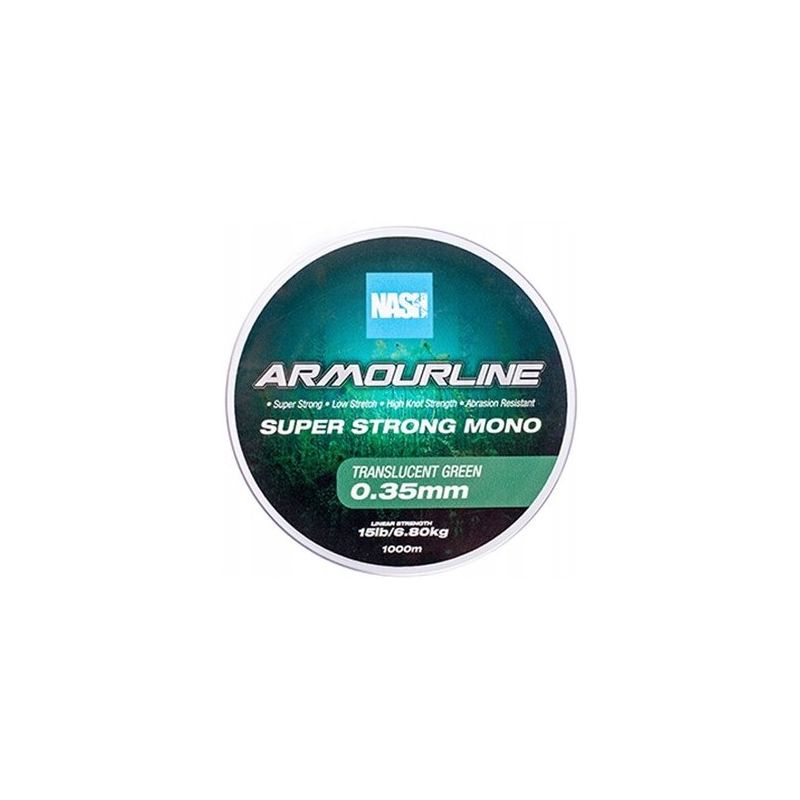 ŻYŁKA NASH ARMOULINE MONO GREEN 0,35mm 1000m 15lb ŻYŁKA NASH ARMOULINE MONO GREEN 0,35mm 1000m 15lb
