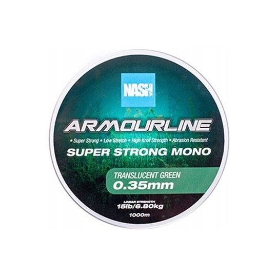 ŻYŁKA NASH ARMOULINE MONO GREEN 0,35mm 1000m 15lb ŻYŁKA NASH ARMOULINE MONO GREEN 0,35mm 1000m 15lb