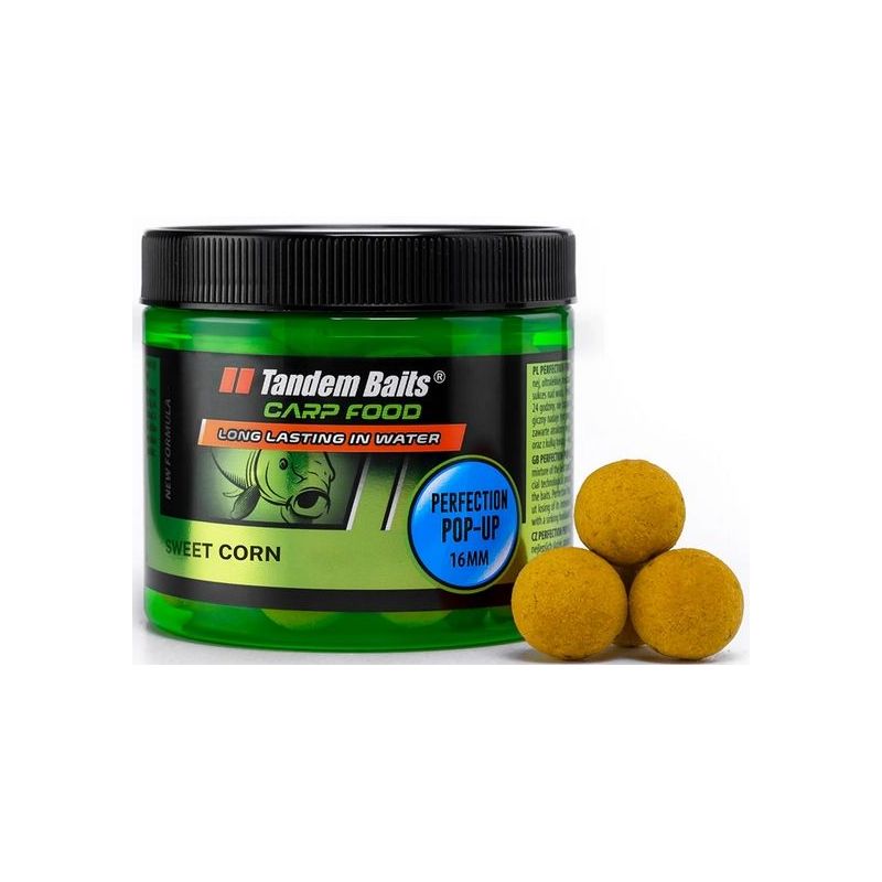 KULKI TANDEM BAITS PERFECTION POP UP 16mm KUKURYDZ KULKI TANDEM BAITS PERFECTION POP UP 16mm KUKURYDZ