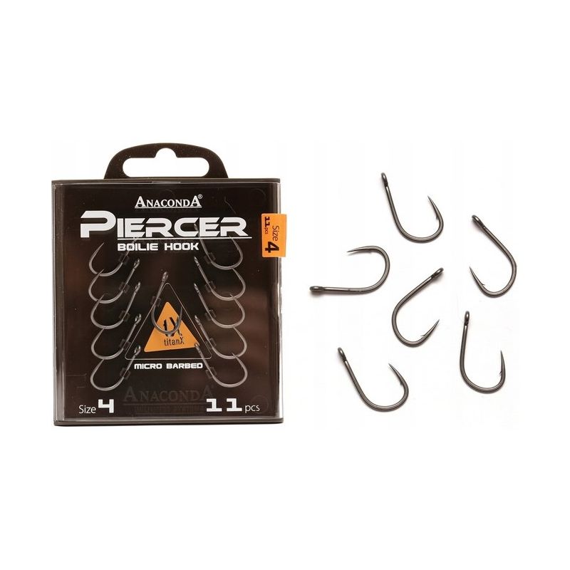 HAKI ANACONDA PIERCER BOILIE MICRO BARB 11szt 4 HAKI ANACONDA PIERCER BOILIE MICRO BARB 11szt 4