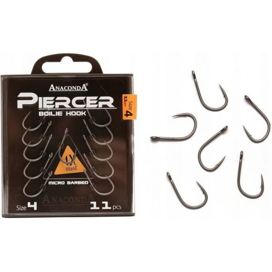 HAKI ANACONDA PIERCER BOILIE MICRO BARB 11szt 4 HAKI ANACONDA PIERCER BOILIE MICRO BARB 11szt 4