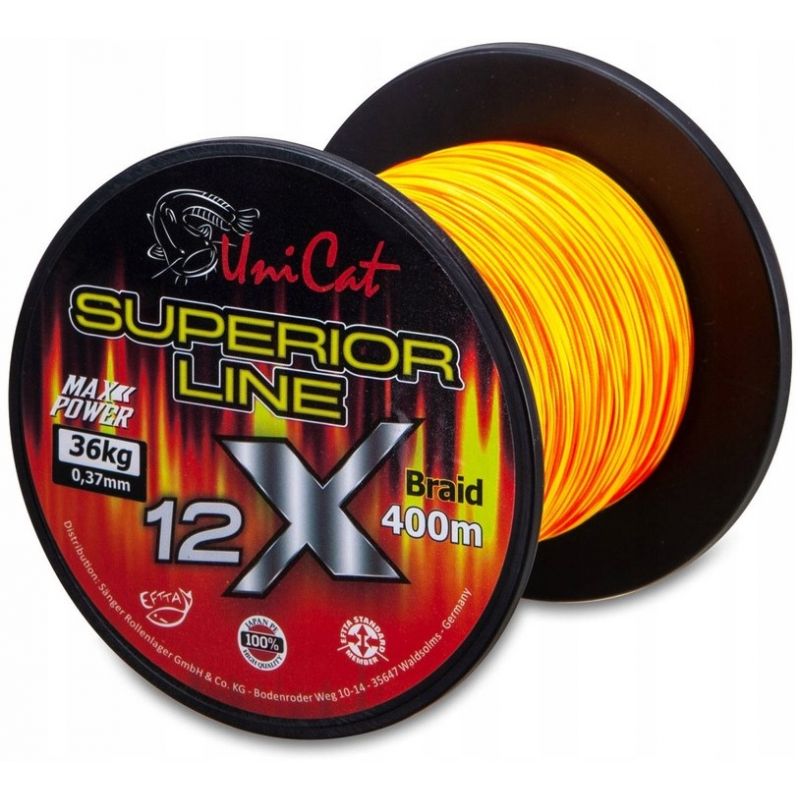 PLECIONKA UNI CAT SUPERIOR X12 0,60mm 400m SUMOWA PLECIONKA UNI CAT SUPERIOR X12 0,60mm 400m SUMOWA