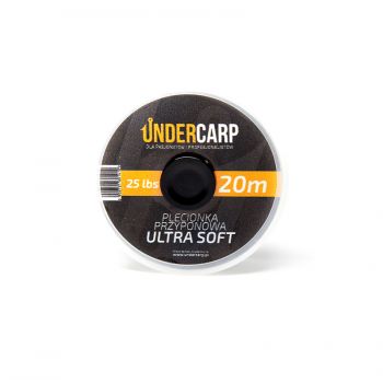 Plecionka przyponowa 20 m/25 lbs ULTRA SOFT zielon