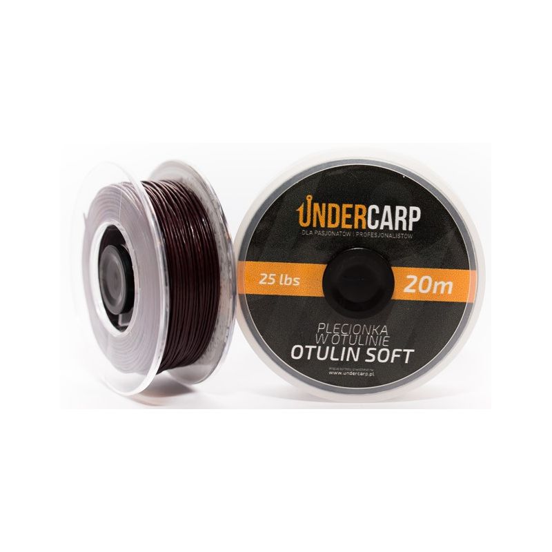 PLECIONKA UNDERCARP W OTULINIE 20m 25lbs BRĄZOWA PLECIONKA UNDERCARP W OTULINIE 20m 25lbs BRĄZOWA