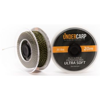 Plecionka przyponowa 20 m/35 lbs ULTRA SOFT – ziel