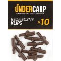 BEZPIECZNE KLIPSY UNDERCARP BRĄZOWE 