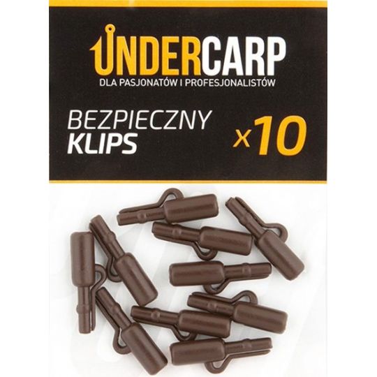 BEZPIECZNE KLIPSY UNDERCARP BRĄZOWE BEZPIECZNE KLIPSY UNDERCARP BRĄZOWE