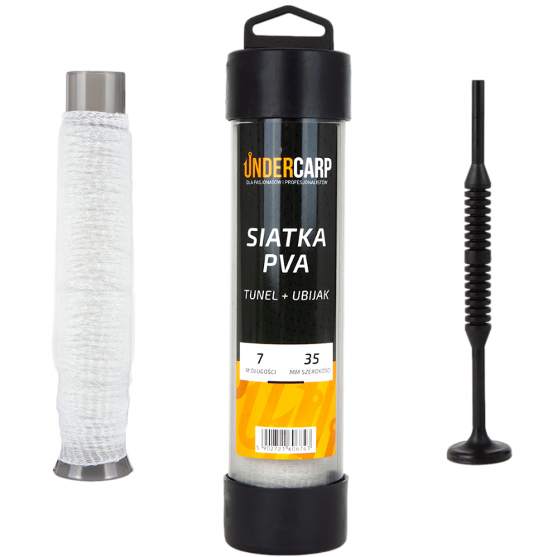 TUNEL UNDERCARP SIATKA PVA + UBIJAK 35mm 7m TUNEL UNDERCARP SIATKA PVA + UBIJAK 35mm 7m