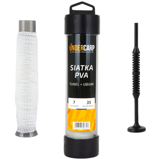 TUNEL UNDERCARP SIATKA PVA + UBIJAK 35mm 7m TUNEL UNDERCARP SIATKA PVA + UBIJAK 35mm 7m