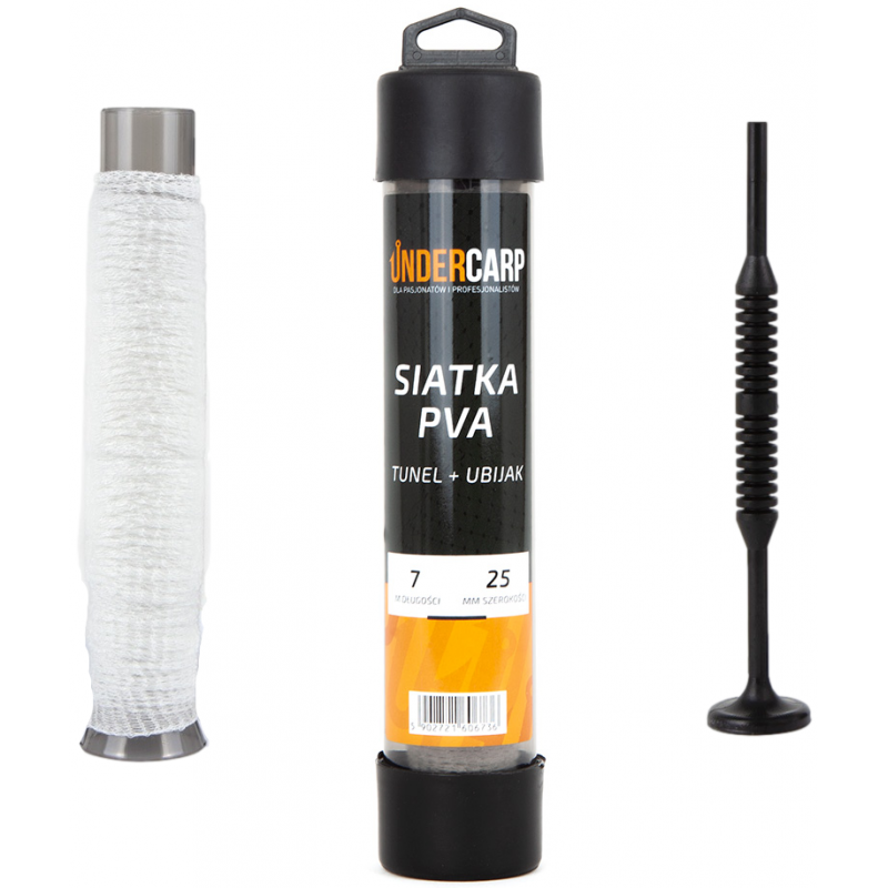 TUNEL UNDERCARP SIATKA PVA + UBIJAK 25mm 7m TUNEL UNDERCARP SIATKA PVA + UBIJAK 25mm 7m