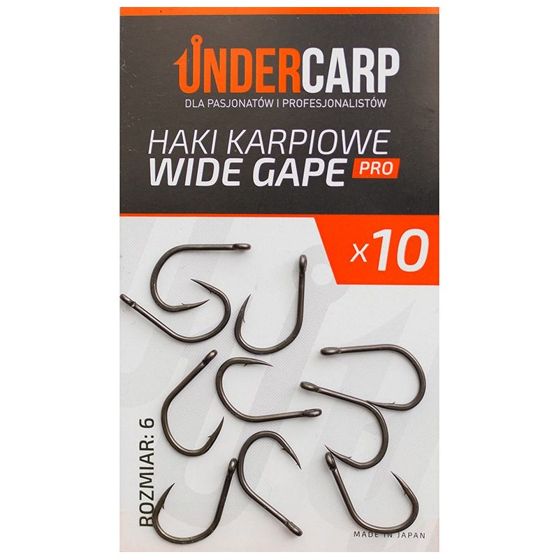 Haki Karpiowe Wide Gape 6 PRO Haki Karpiowe Wide Gape 6 PRO