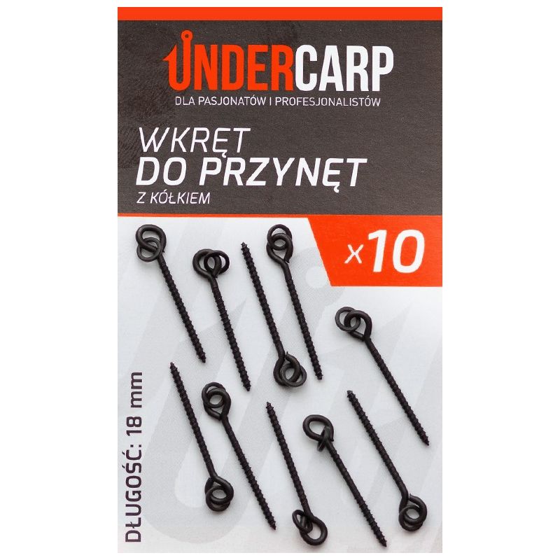 Wkręt do przynęt z kółkiem 18 mm Wkręt do przynęt z kółkiem 18 mm
