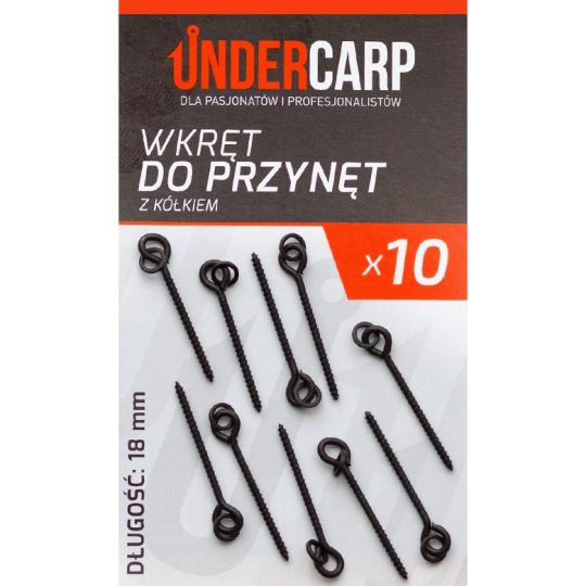 Wkręt do przynęt z kółkiem 18 mm Wkręt do przynęt z kółkiem 18 mm
