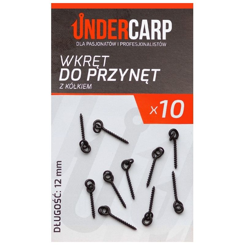 WKRĘT UNDERCARP DO PRZYNĘT Z KÓŁKIEM 12mm WKRĘT UNDERCARP DO PRZYNĘT Z KÓŁKIEM 12mm