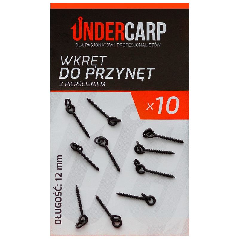 Wkręt do przynęt z pierścieniem 12 mm Wkręt do przynęt z pierścieniem 12 mm