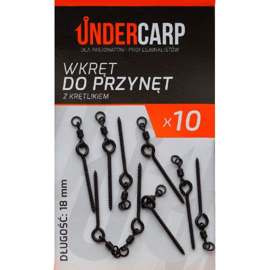 Wkręt do przynęt z krętlikiem 18 mm Wkręt do przynęt z krętlikiem 18 mm