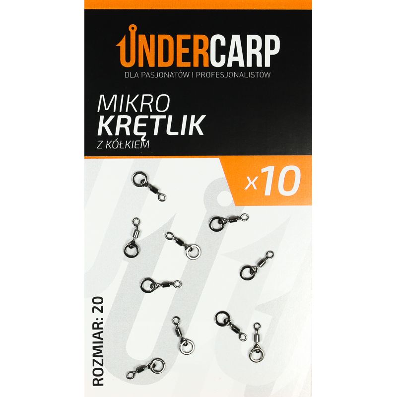 Mikro krętlik karpiowy z kółkiem Mikro krętlik karpiowy z kółkiem
