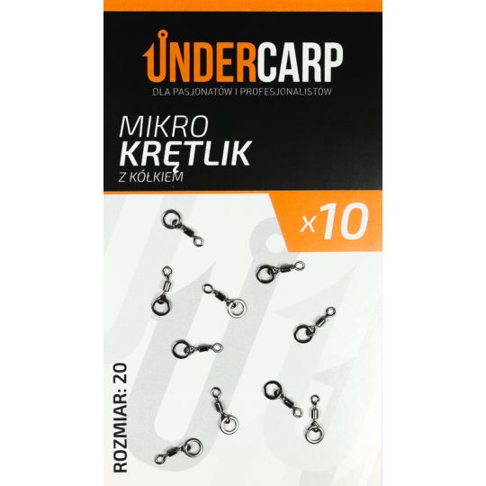 Mikro krętlik karpiowy z kółkiem Mikro krętlik karpiowy z kółkiem