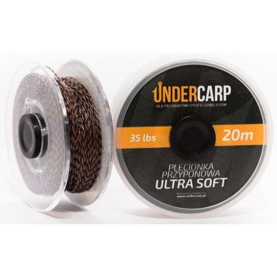 Plecionka przyponowa 20 m/35 lbs ULTRA SOFT – brąz Plecionka przyponowa 20 m/35 lbs ULTRA SOFT – brąz