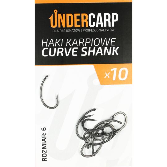 Teflonowe haki karpiowe CURVE SHANK 6 Teflonowe haki karpiowe CURVE SHANK 6