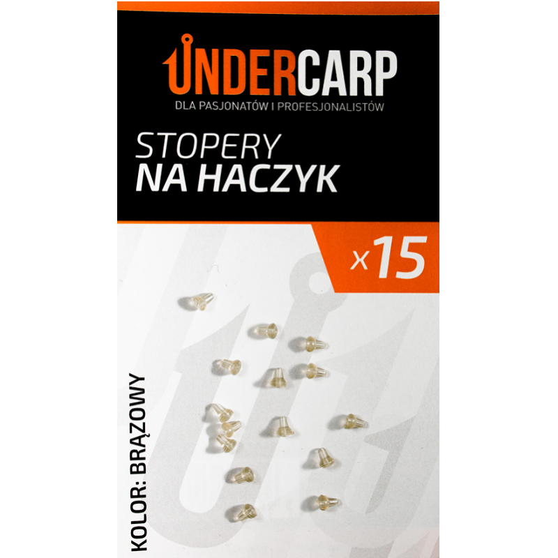 STOPERY UNDERCARP NA HACZYK BRĄZOWE STOPERY UNDERCARP NA HACZYK BRĄZOWE