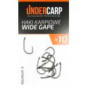 Teflonowe haki karpiowe WIDE GAPE 6
