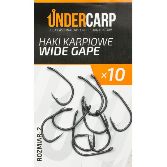 HAKI UNDERCARP WIDE GAPE 2 TEFLONOWE KARPIOWE HAKI UNDERCARP WIDE GAPE 2 TEFLONOWE KARPIOWE