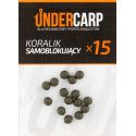 Koralik samoblokujący zielony 6mm