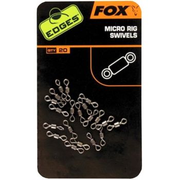 KRĘTLIKI FOX EDGES MICRO RIG SWIVEL 20szt