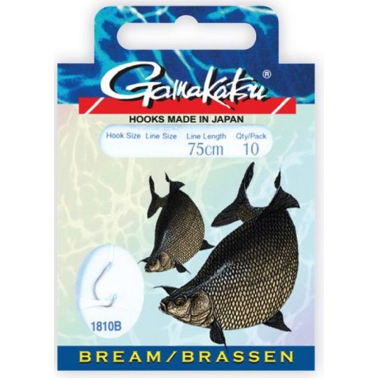 HACZYKI WIĄZANE GAMAKATSU BREAM 1810B 12 0.14mm 75 HACZYKI WIĄZANE GAMAKATSU BREAM 1810B 12 0.14mm 75