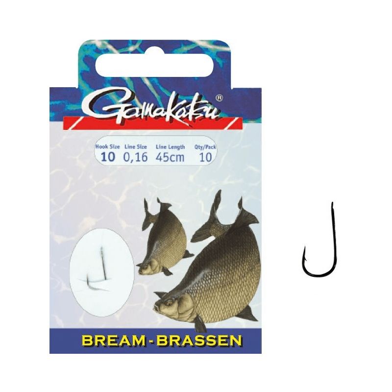 HACZYKI WIĄZANE GAMAKATSU BREAM 1310N 16 0.10mm 45 HACZYKI WIĄZANE GAMAKATSU BREAM 1310N 16 0.10mm 45