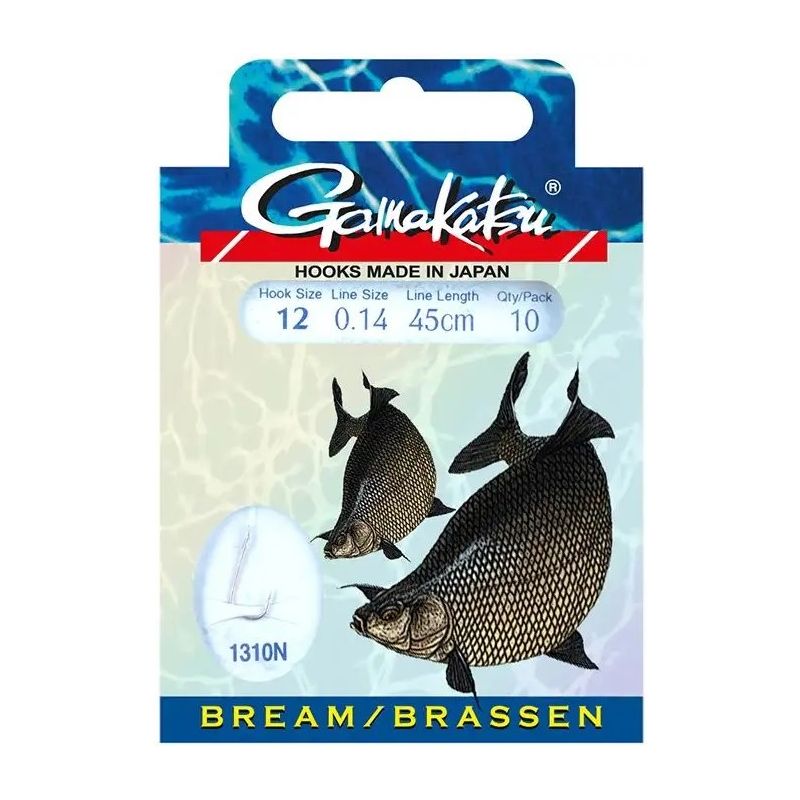 HACZYKI WIĄZANE GAMAKATSU BREAM 1310N 12 0.14mm 45 HACZYKI WIĄZANE GAMAKATSU BREAM 1310N 12 0.14mm 45