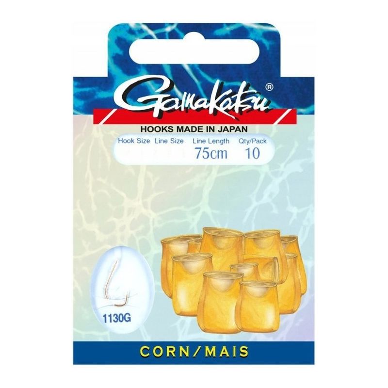 HACZYKI WIĄZANE GAMAKATSU CORN 1130G 12 0.16mm 75 HACZYKI WIĄZANE GAMAKATSU CORN 1130G 12 0.16mm 75