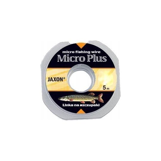 PRZYPON JAXON PLECIONKA MICRO PLUS 5m 13kg PRZYPON JAXON PLECIONKA MICRO PLUS 5m 13kg
