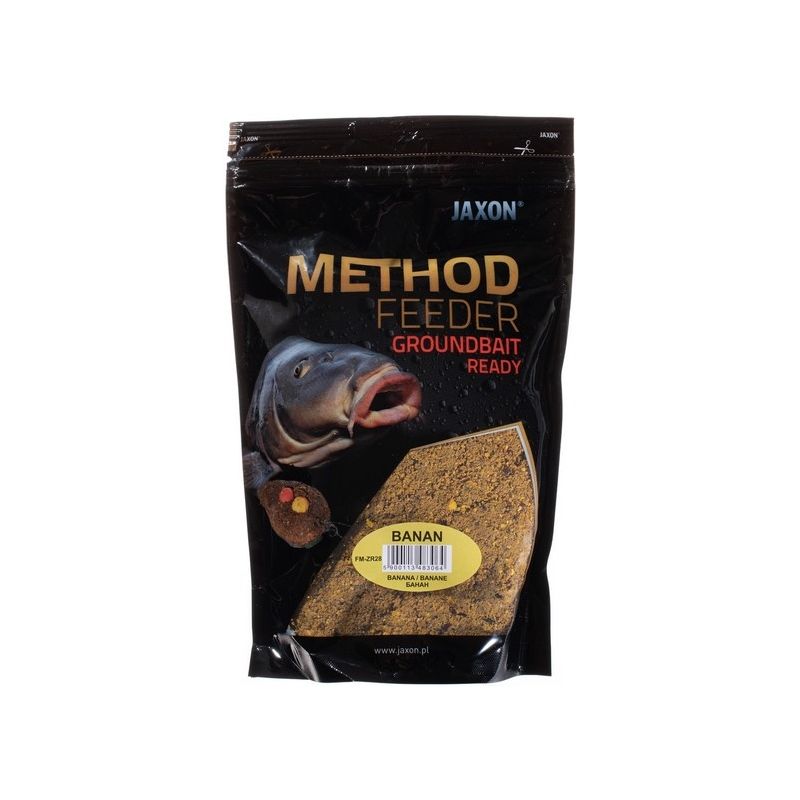 ZANĘTA JAXON METHOD FEEDER READY 750G BANAN 10X1SZ ZANĘTA JAXON METHOD FEEDER READY 750G BANAN 10X1SZ