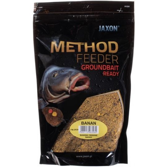 ZANĘTA JAXON METHOD FEEDER READY 750G BANAN 10X1SZ ZANĘTA JAXON METHOD FEEDER READY 750G BANAN 10X1SZ