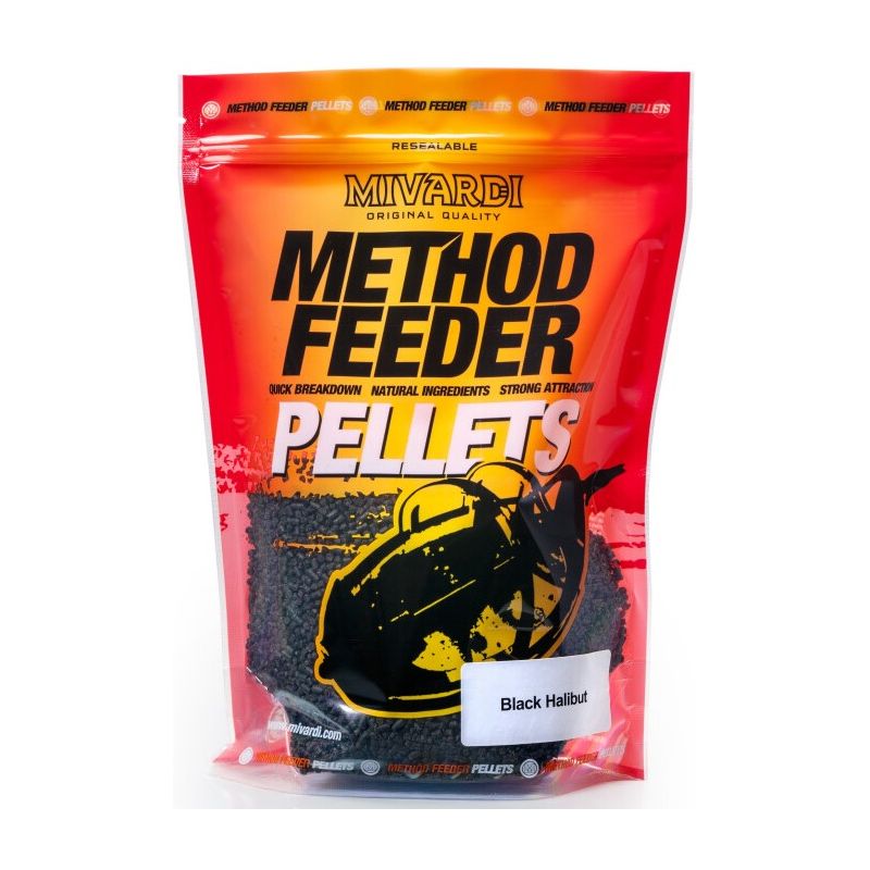PELLET MIVARDI METHOD FEEDER 750g CZARNY HALIBUT PELLET MIVARDI METHOD FEEDER 750g CZARNY HALIBUT