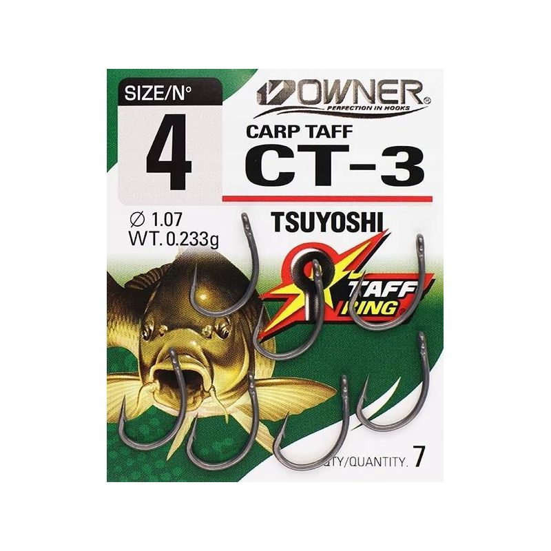 HACZYKI OWNER CT3 CARP TAFF ROZMIAR 6 KARPIOWE HACZYKI OWNER CT3 CARP TAFF ROZMIAR 6 KARPIOWE