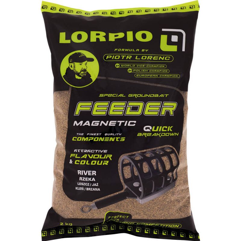 ZANĘTA LORPIO MAGNETIC FEEDER RIVER 2kg ZANĘTA LORPIO MAGNETIC FEEDER RIVER 2kg