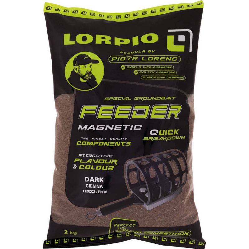 ZANĘTA LORPIO MAGNETIC FEEDER DARK 2kg ZANĘTA LORPIO MAGNETIC FEEDER DARK 2kg