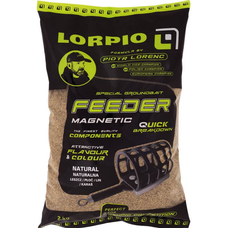 ZANĘTA LORPIO MAGNETIC FEEDER NATURAL 2kg ZANĘTA LORPIO MAGNETIC FEEDER NATURAL 2kg