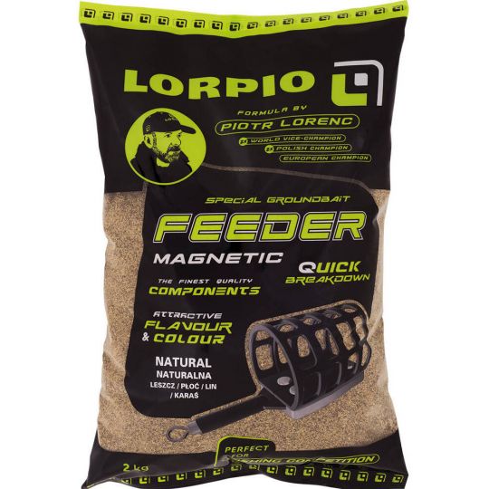 ZANĘTA LORPIO MAGNETIC FEEDER NATURAL 2kg ZANĘTA LORPIO MAGNETIC FEEDER NATURAL 2kg