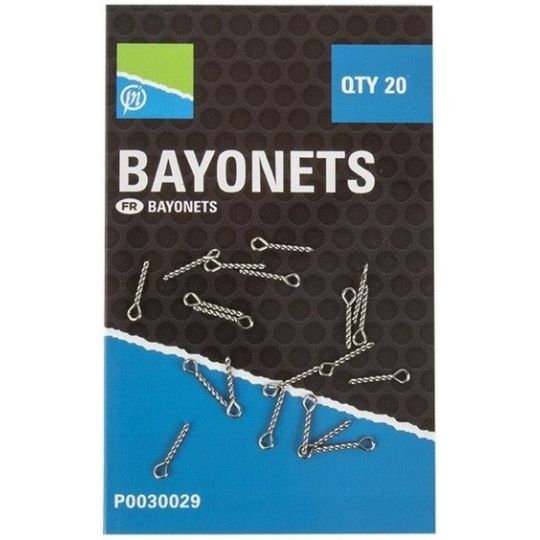 WKRĘTY PRESTON BAYONETS DO PRZYNĘT IGŁY 7mm 20szt WKRĘTY PRESTON BAYONETS DO PRZYNĘT IGŁY 7mm 20szt